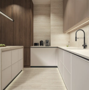 Керамогранит Kerama Marazzi Про Травертин бежевый мат. рект.  (60x119,5) арт. KM6012G0751R